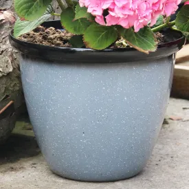 40cm Honey Pot Grey Speckled Plant Pot