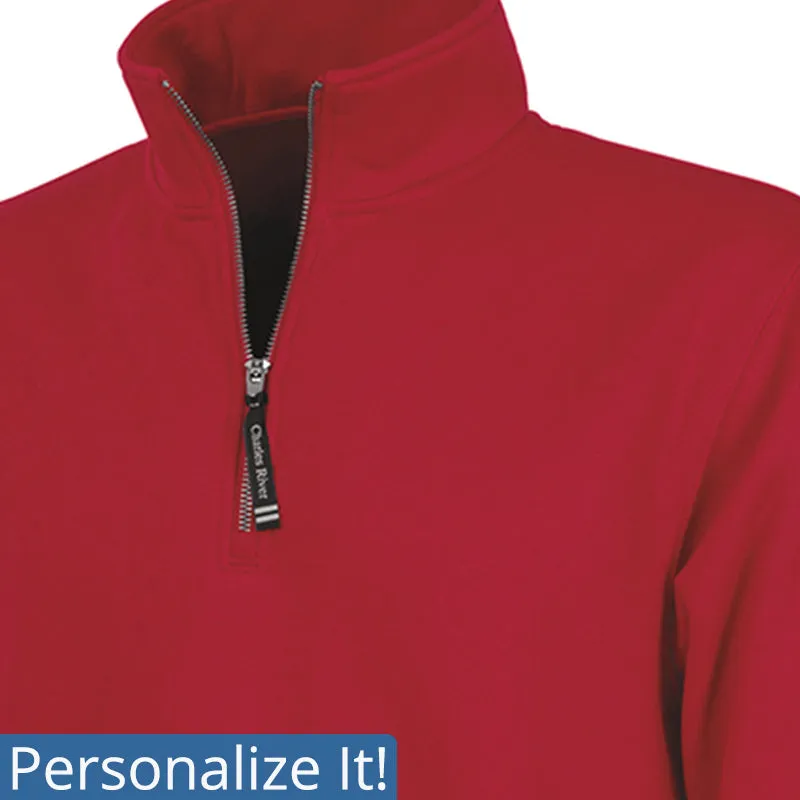 9359 |  Charles River  Unisex (mens) Quarter Zip Sweatshirt with Tall Certifications