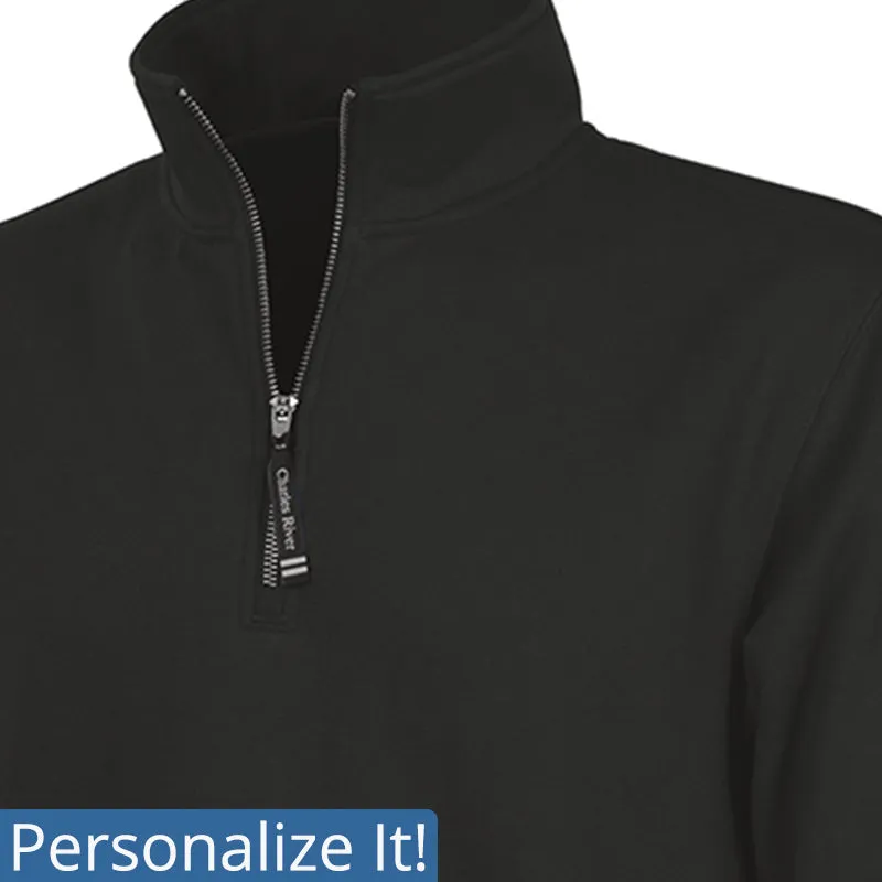 9359 |  Charles River  Unisex (mens) Quarter Zip Sweatshirt with Tall Certifications