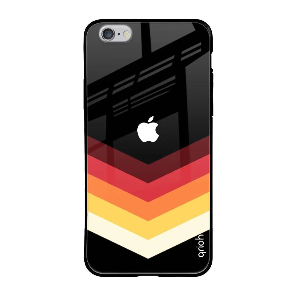Abstract Arrow Pattern Glass Case For iPhone 6