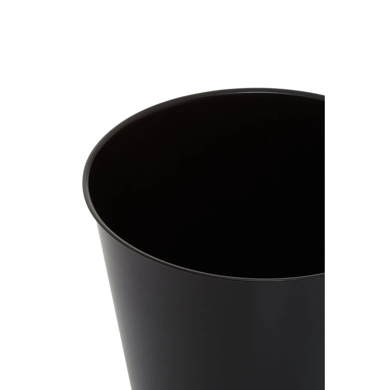 Allure Gold And Black Finish Waste Bin