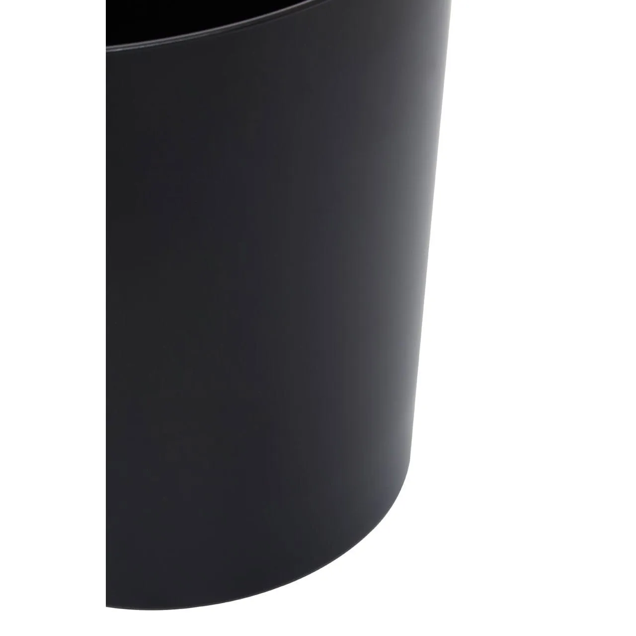 Allure Gold And Black Finish Waste Bin