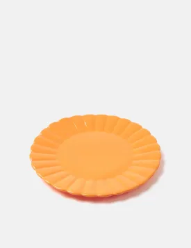 & Klevering Large Plate Scallop - Orange