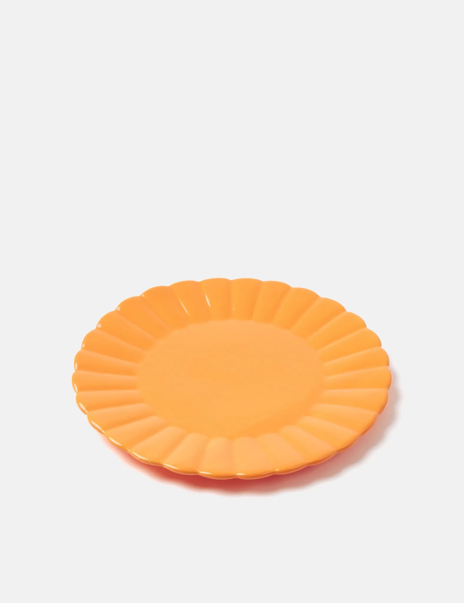 & Klevering Large Plate Scallop - Orange