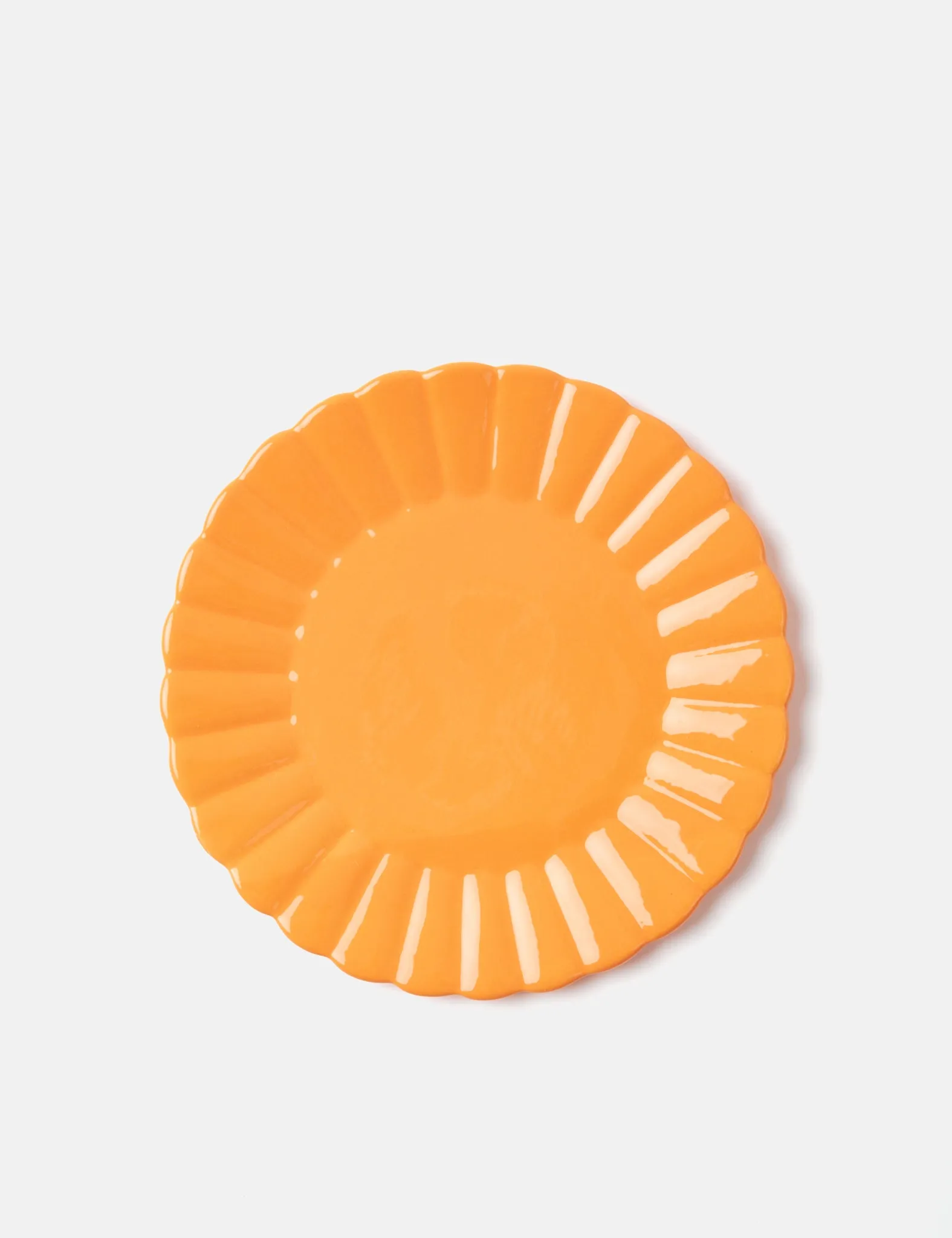 & Klevering Large Plate Scallop - Orange