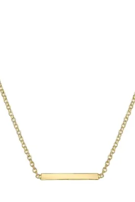 Carrie Hoffman - 14K Bar Necklace