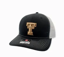 Cotton Row Leather Texas Tech Patch Cap