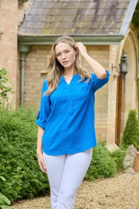 Cotton Slub Solid Colour Shirt