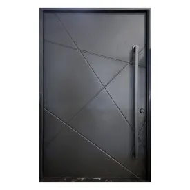 Estancia Pivot Iron Door, 60.5" x 93.25"