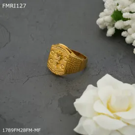 Freeme Golden ring design for men - FMRI127