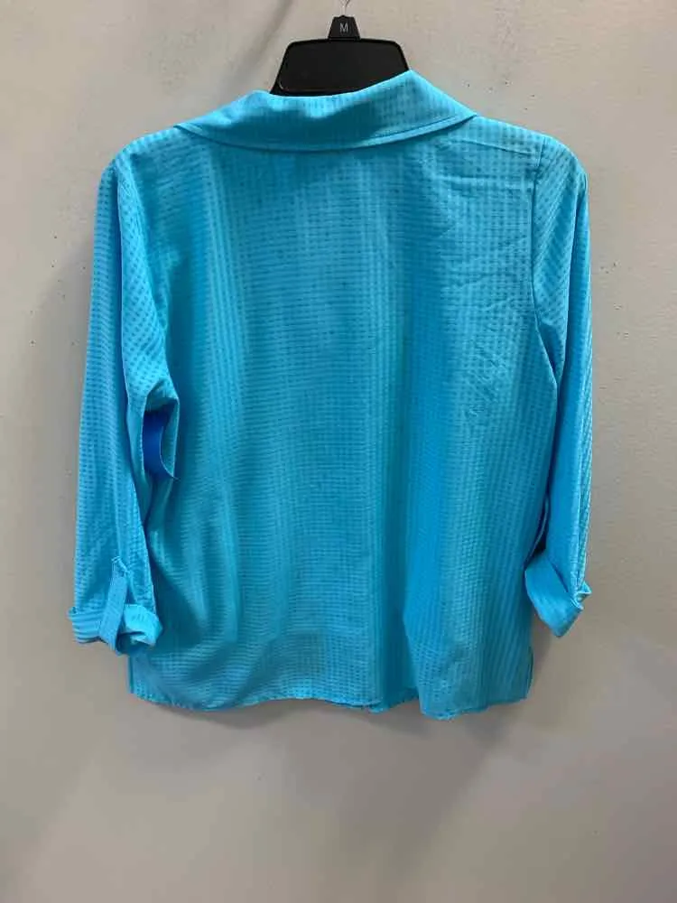 KIM ROGERS Tops Size M Blue TOP