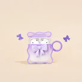 Pastel Bow Airpods Case - Lilac