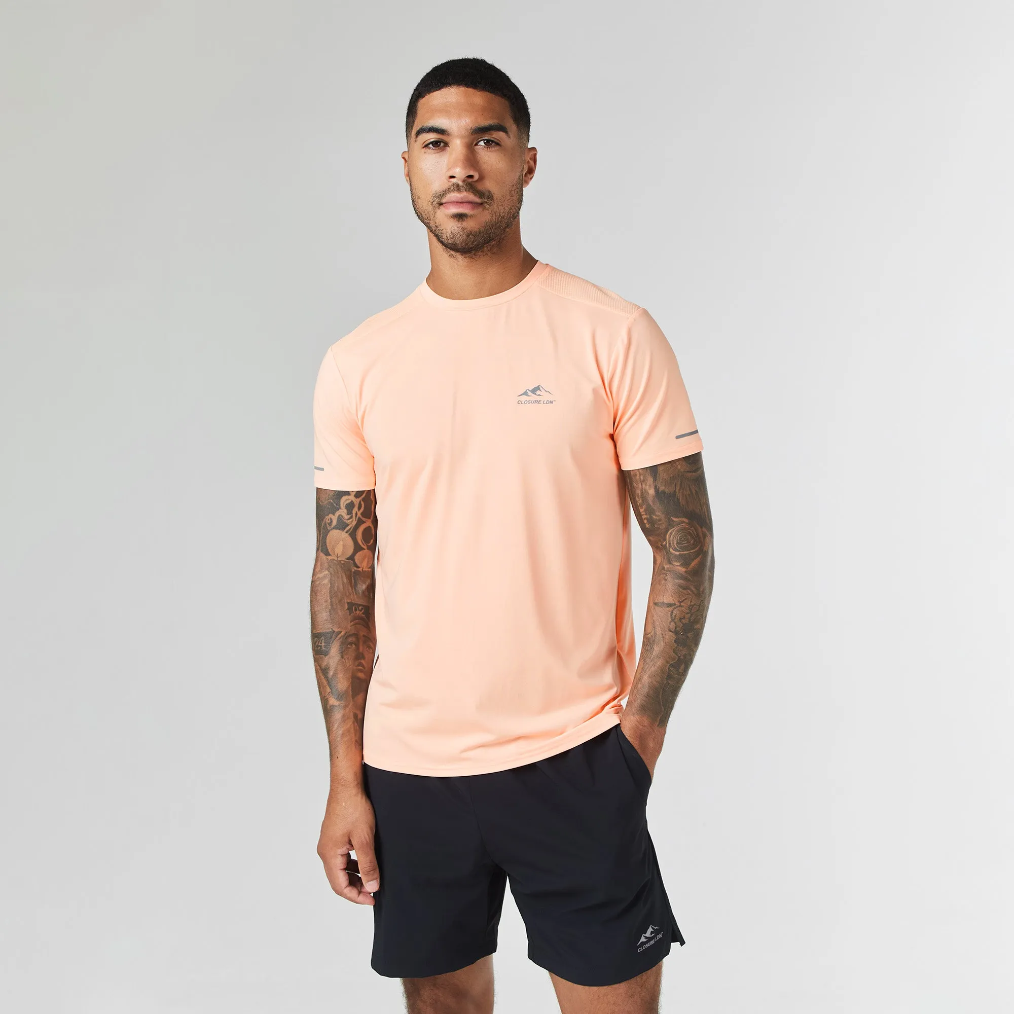 Performance T-Shirt | Fluorescent Peach