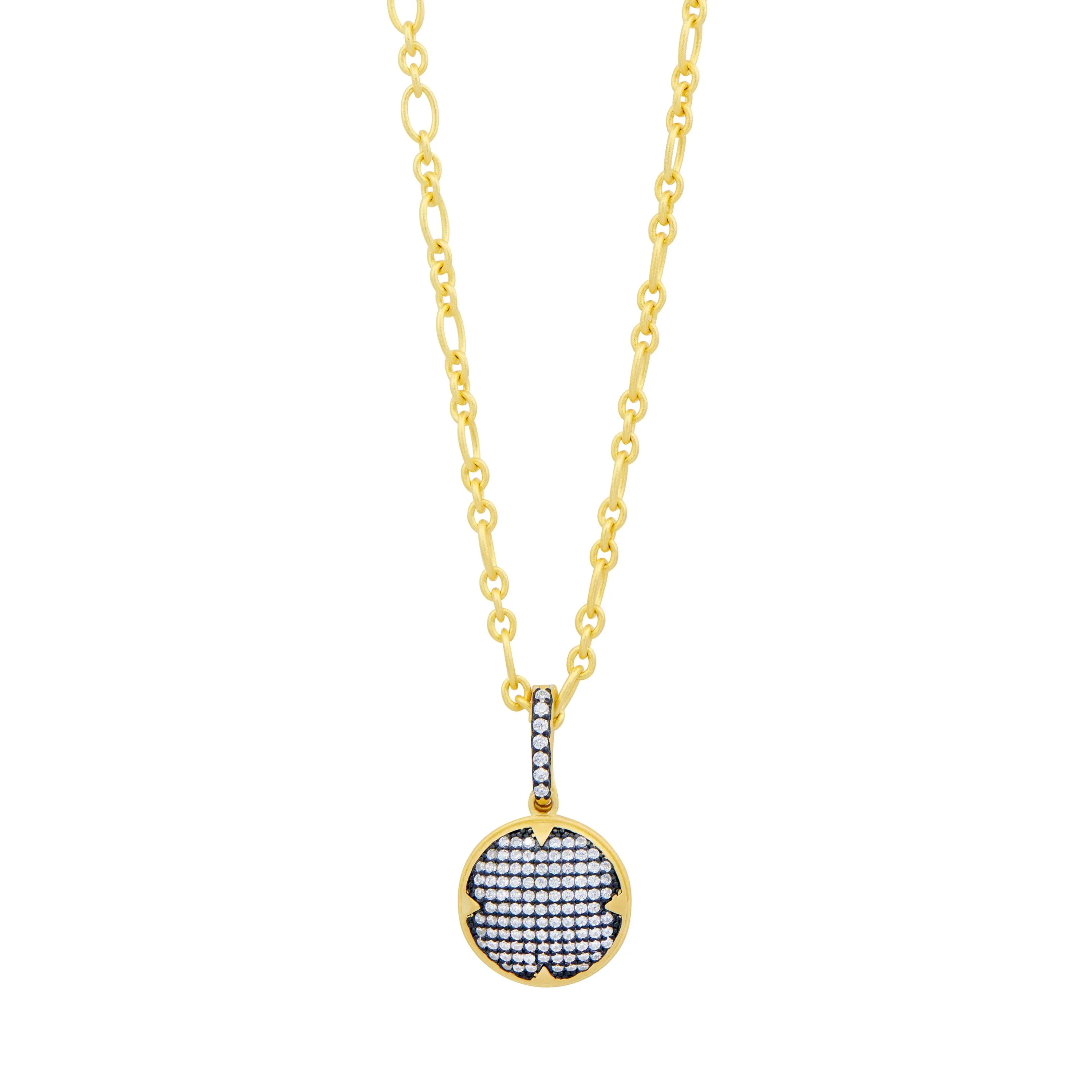 Signature Times Square Pavé Short Pendant Necklace