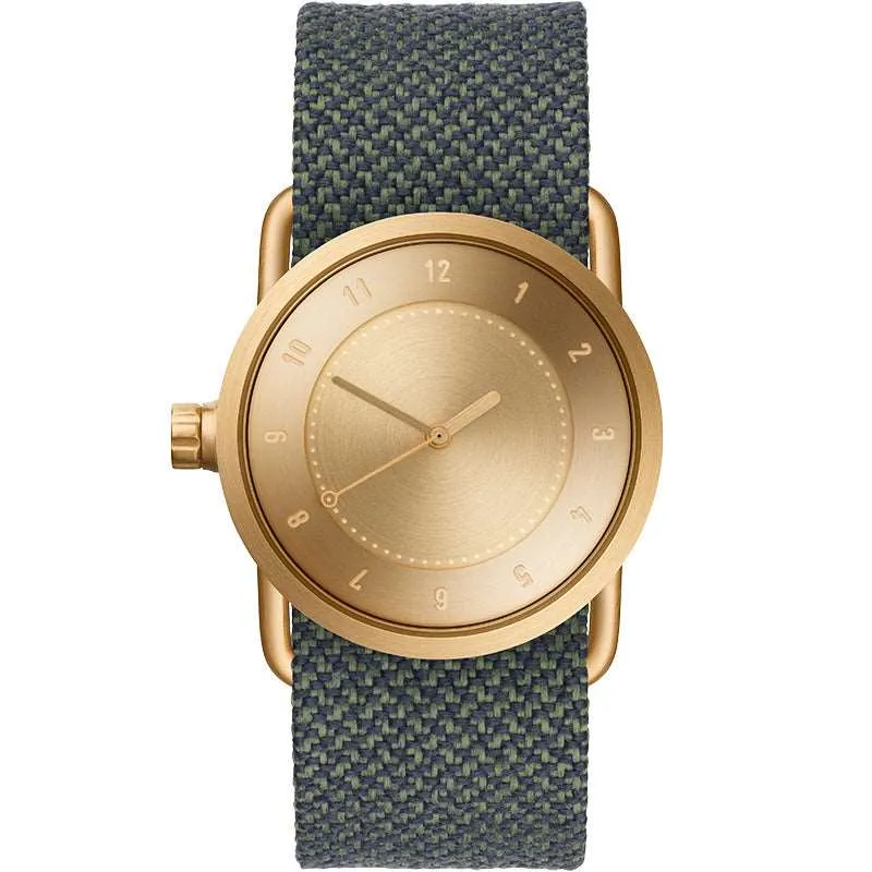 TID No.1 Gold Dial / Tan Leather Strap / Gold Buckle