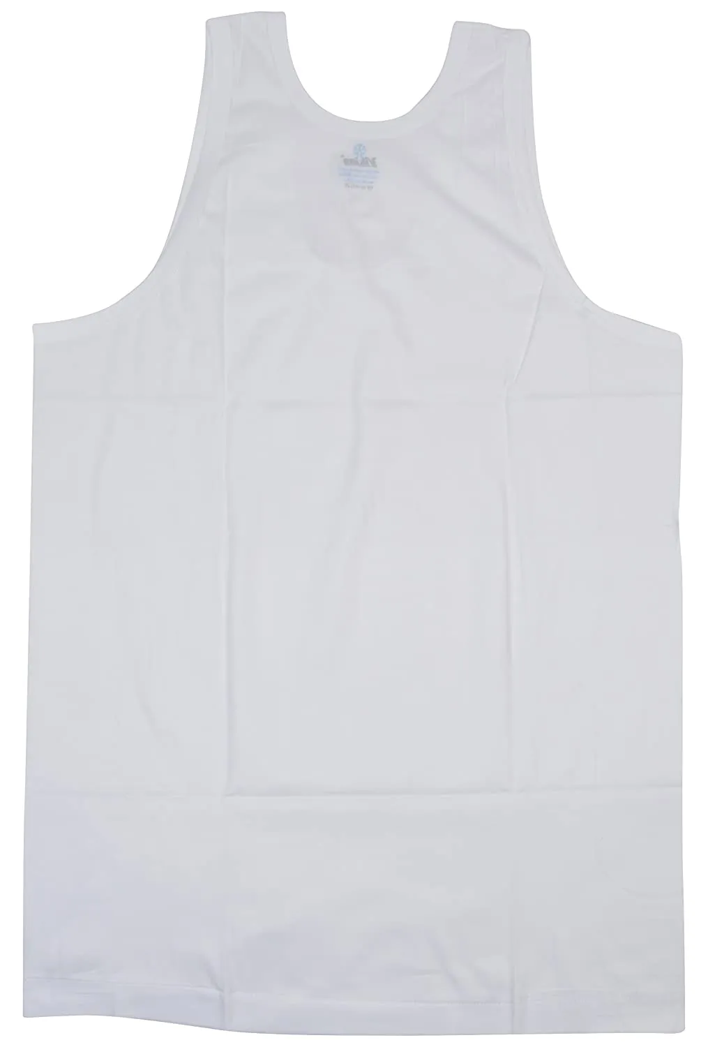 Viking Sleeveless Men's Round Neck White Vests (Pack of 5)